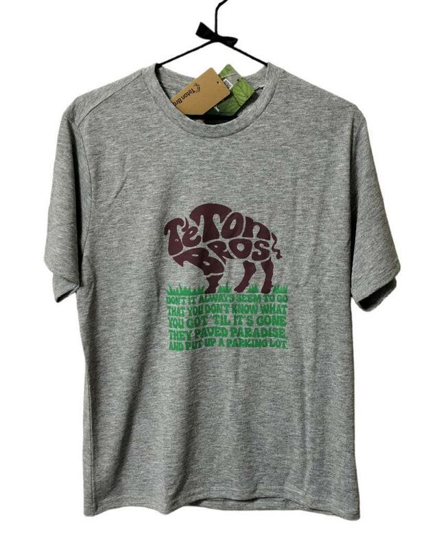 【新品】Teton Bros.TB Buffalo Tee メンズL グレー