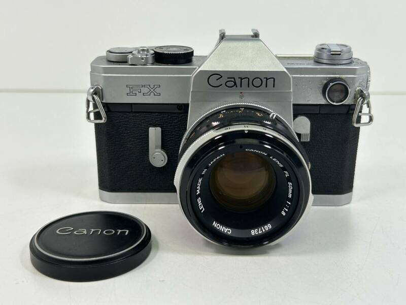 TN0605-3 2705【1円スタート】 カメラレンズ　キヤノン　Canon　FX　CANON LENS FL　50ｍｍ　1：1.8