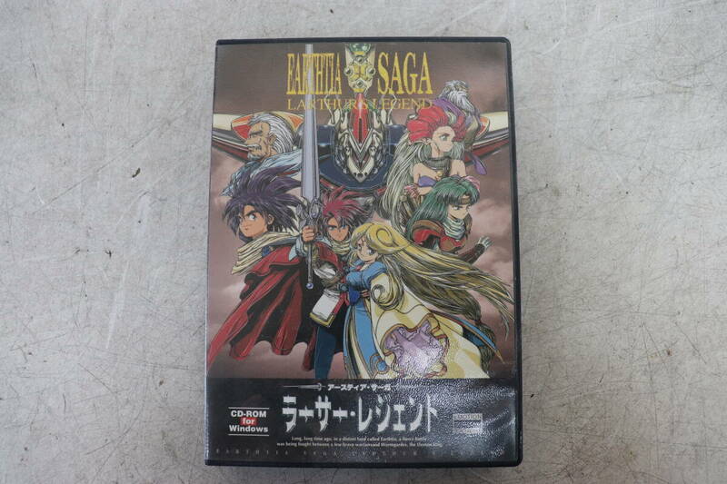 Y06/411 PCゲーム CD-ROM for Windows EARTHTIA SAGA アースティア サーガ LARTHUR'S LEGEND ラーサー レジェンド 動作未確認 現状品