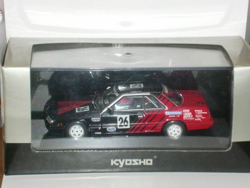 ■1/43 京商 ADVAN SKYLINE RS TURBO No.26 赤/黒