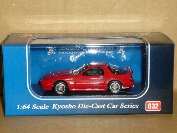 1/64 京商 Beads 32 MAZDA SAVANNA RX-7 GT-X (FC3S) 1989 赤