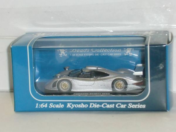 ☆1/64 京商 BeadsCollection PORSCHE 911 GT1 1998 銀