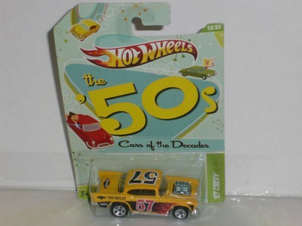 ◇HotWheels CARS OF THE DECADES '50S '57 CHEVY 黄