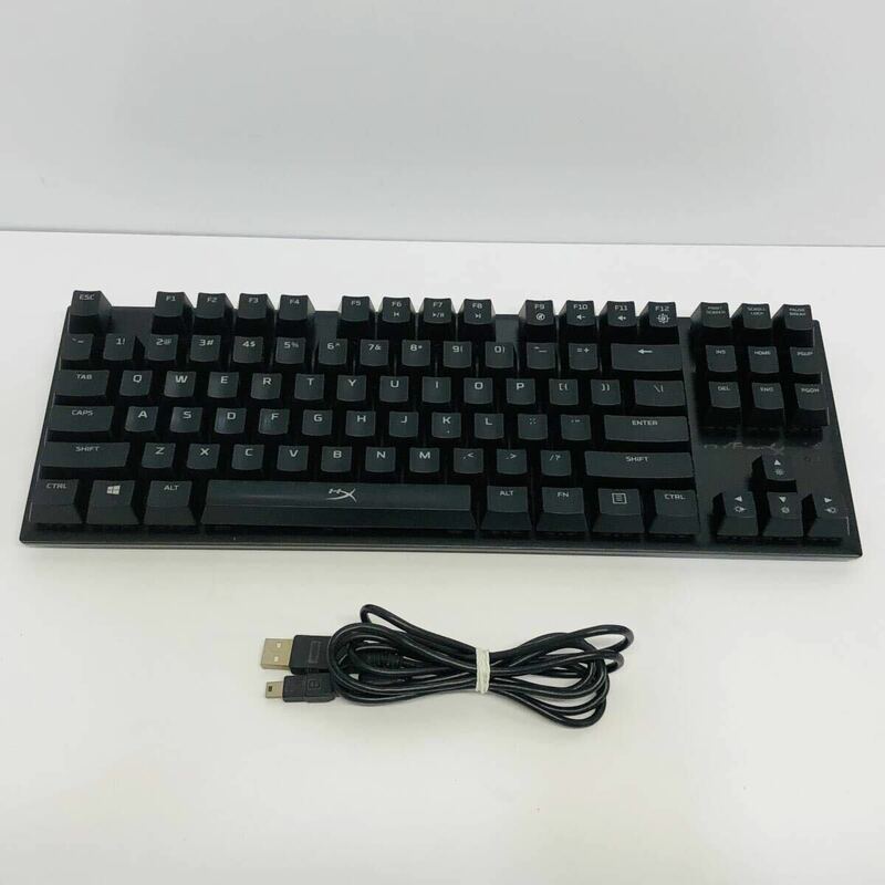 ●ハイパーエックス HX-KB4BL1-US ゲーミング キーボード HYPERX Alloy FPS Pro LDEバックライト 87キー テンキーレス S3011