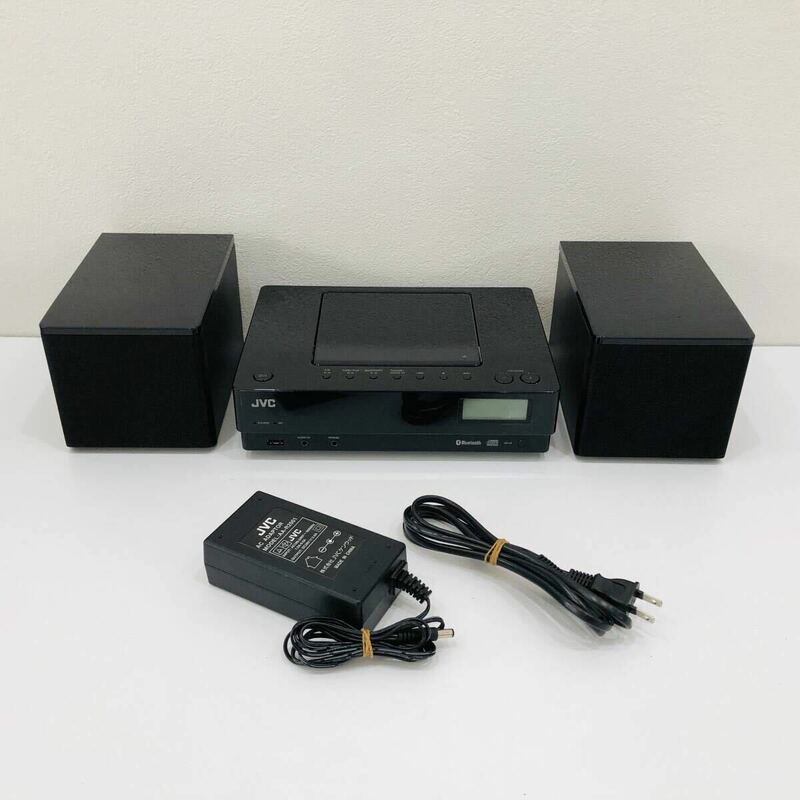 ●動作品 JVC ケンウッド UX-L5 マイクロコンポーネントシステム ブラック CD ミニコンポ CA-UXL5 Bluetooth 音楽 再生 L1249
