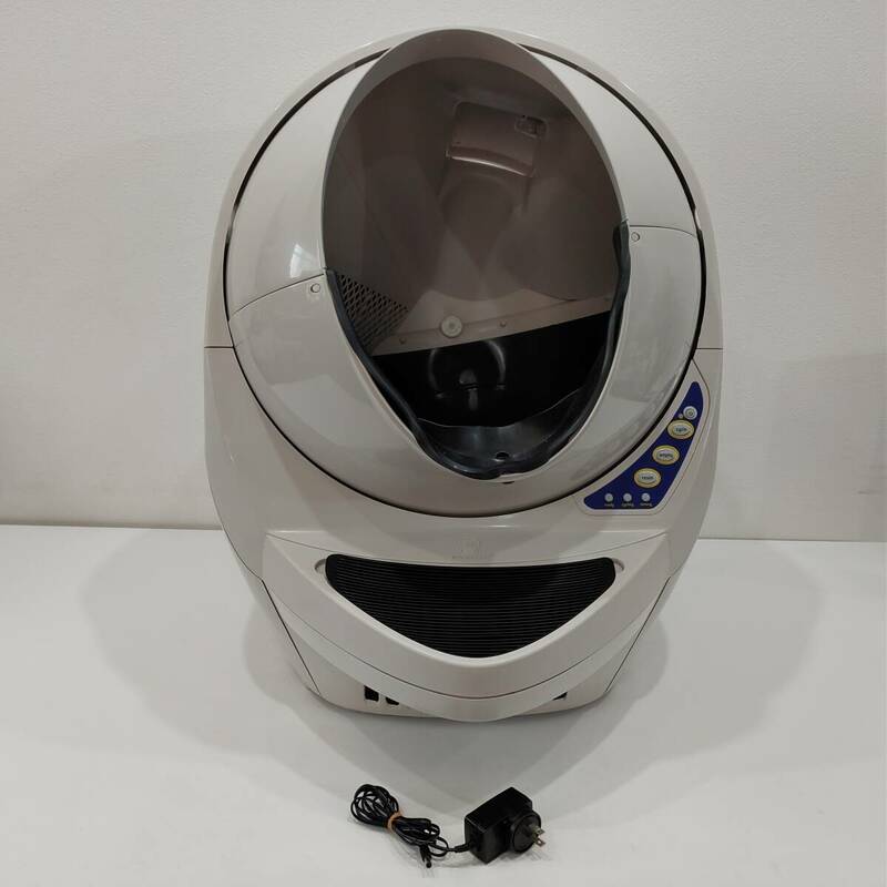 ●動作品 リッターロボット 3 LR3-1000-JP 猫用開放型 全自動洗浄トイレ litter robot 3 ベージュ キャットロボット ボックス 大容量 B981