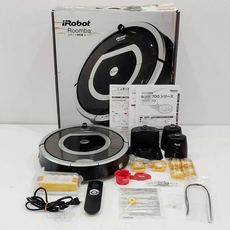 ●アイロボット Roomba 780 ロボット掃除機 iRobot 2017年製 ルンバ 700シリーズ お掃除ロボット 元箱付き バッテリー付き B984