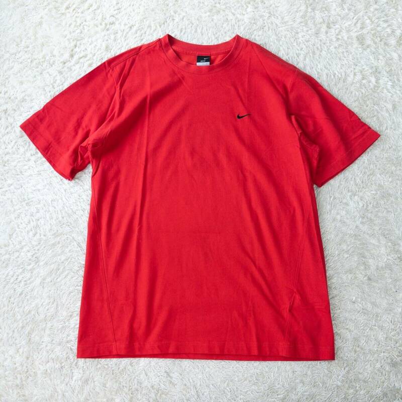 【NIKE】ナイキ ドライフィット メンズ XL 半袖 Tシャツ 大きいサイズ DRI FIT 刺繍ロゴ 赤系 レッド スポーツ トレーニング Rstore452214