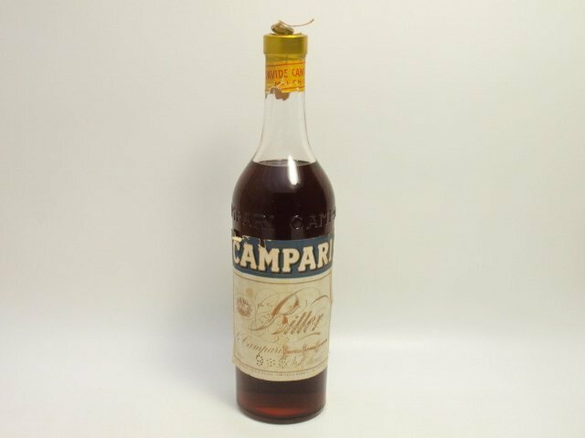 ★★CAMPARI カンパリ 旧ボトル コルクキャップ 750ml/25%★AKA86660