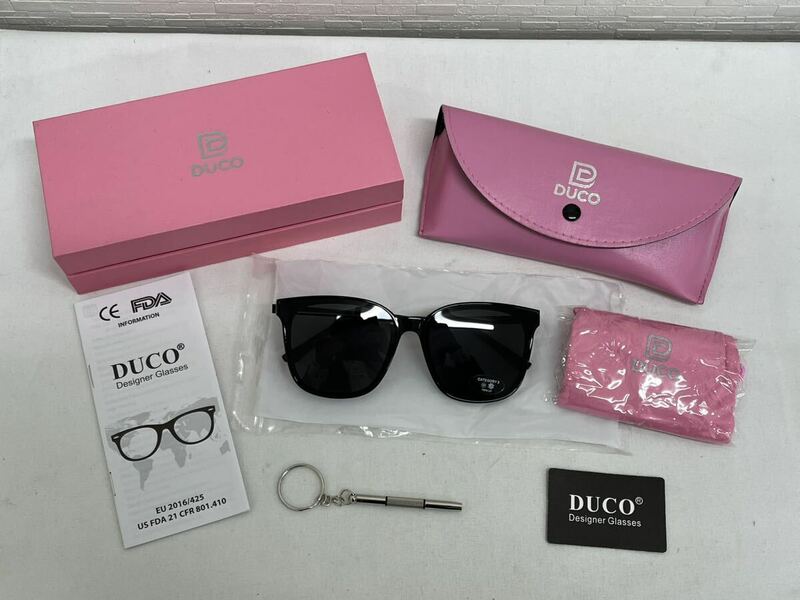 DUCO サングラス レンズ　偏光 Designer Glasses 100%紫外線防止 未使用品