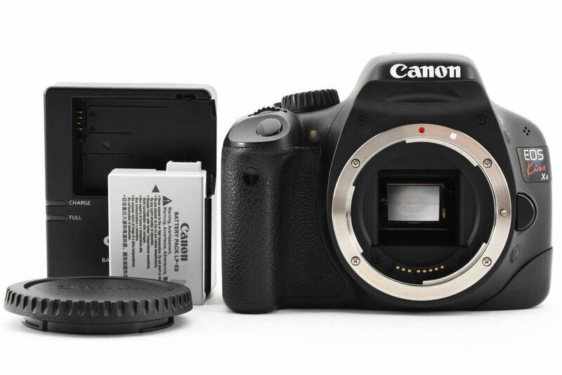 【美品】 Canon キヤノン EOS Kiss X4 デジタル一眼レフカメラ ボディ 【動作確認済み】 #1480