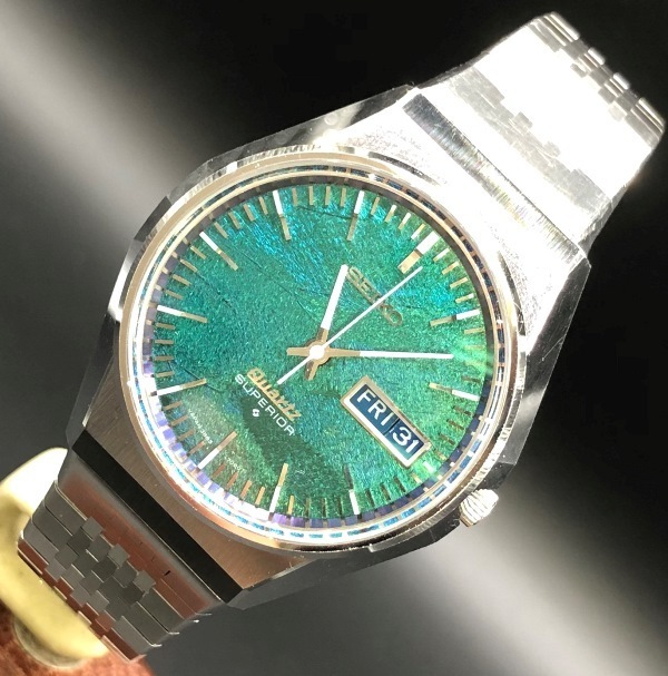 ◆時計◆『WH-6047』★SEIKO(セイコー)★3883-7000★スーペリア★モルフォ蝶★稼働品★分解掃除＆電池交換済★