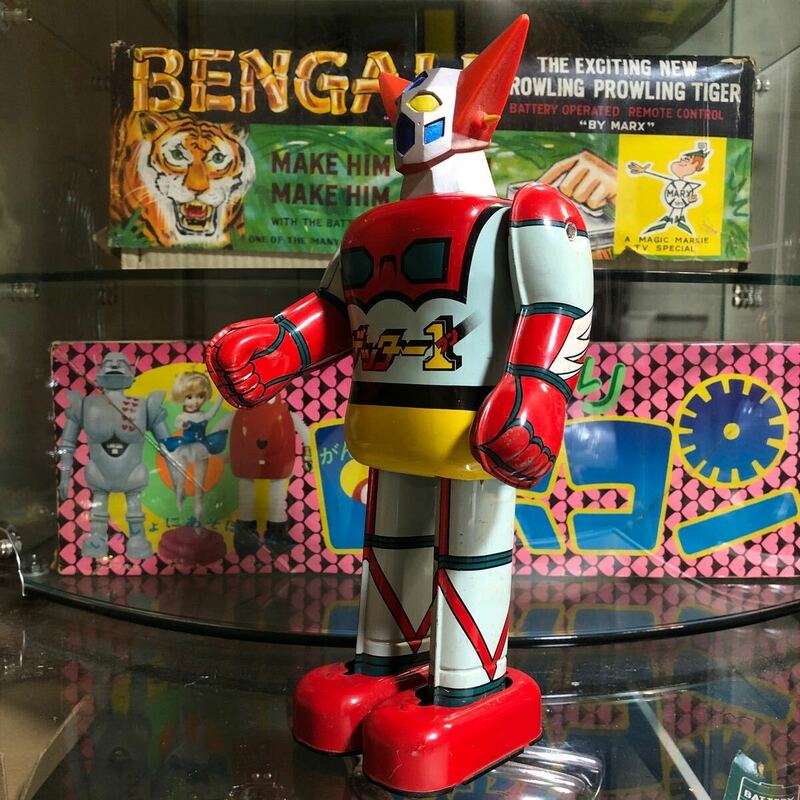 ブリキロボット　ポピーゲッター1 ポピーブリキ　ダイナミックプロ　ゲッターロボット　ポピーブリキゼンマイ　MADE IN JAPAN ブリキ玩具