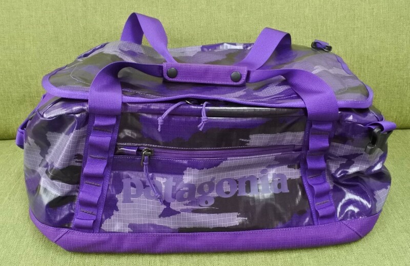 patagonia パタゴニア ダッフルバッグ 2WAY パープル 迷彩柄 40L 未使用 fkdyu a201 0513