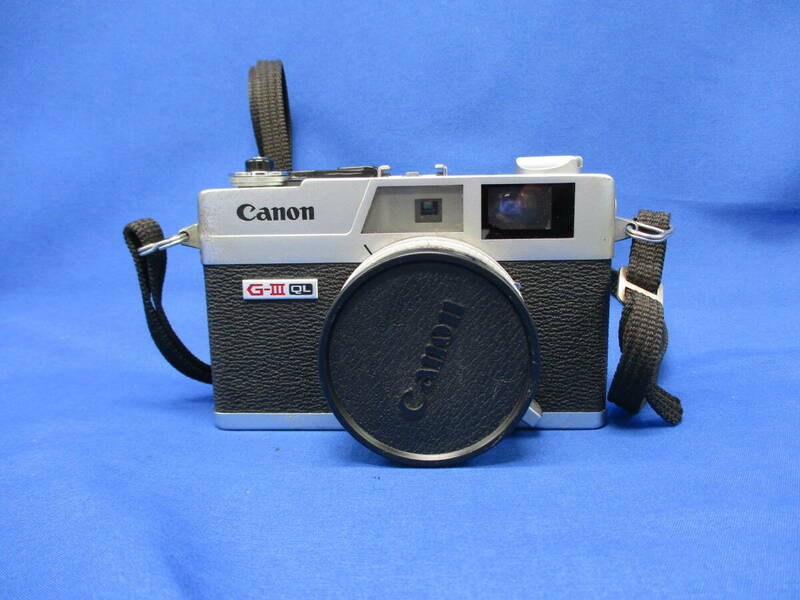 【8338】★1円スタート★ ジャンク CANON キャノン G-Ⅲ ＱＬ Canonet QL17 40mm 1:1.7 空シャッター 作動します