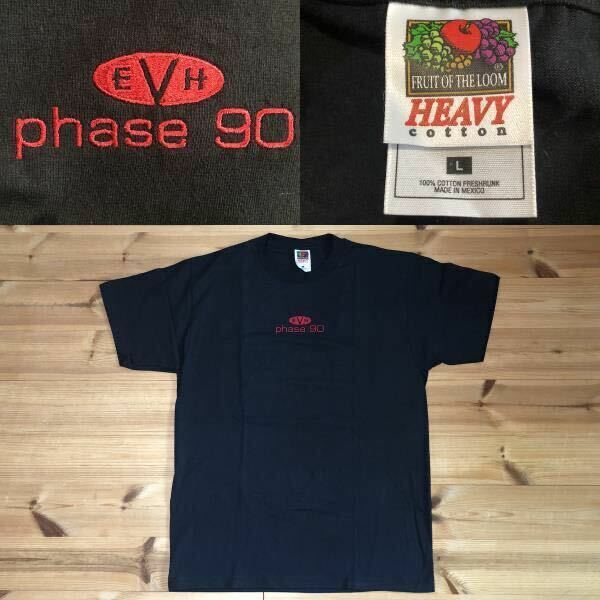 非売品 MXR EVH90 Phase90 T-Shirt L Black エディ ヴァン ヘイレン EVH フランケン Tシャツ ギター エフェクター アンプ 未使用品 黒 レア