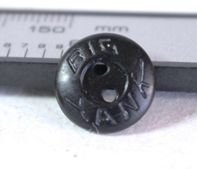 送料無料 / ビンテージ 黒 Big Yank ビッグヤンク リベット ボタン ヴィンテージ カバーオール用 ワークウェア チェンジボタン 12.8mm