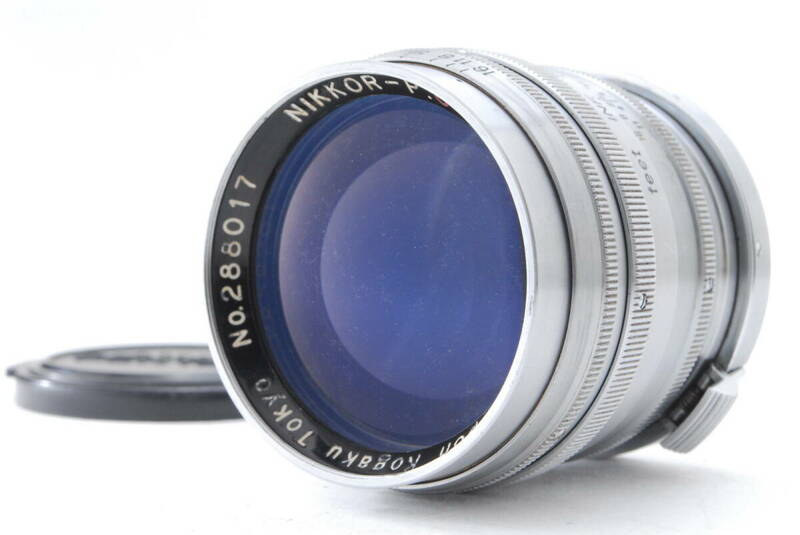 [AB-品] Nikon NIKKOR-P.C 85mm F2＊Sマウント＊初期型＊8.5cm＊11244