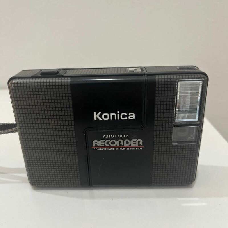 Konica RECORDER ブラック　フィルムカメラ 