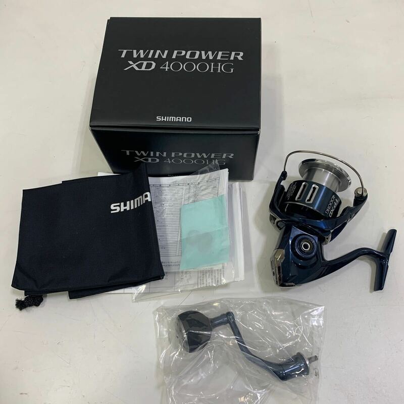 SHIMANO TWIN POWER XD シマノ 21ツインパワー 4000HG 04292 中古美品　ややスレあり　スピニングリール