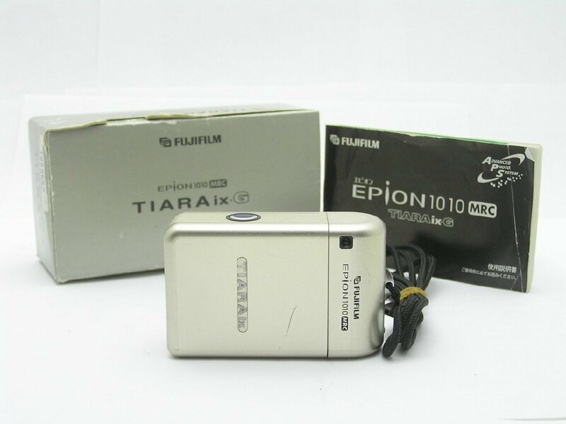 ★ハローカメラ★1073　FUJIFILM EPION 1010 MRC TIARA ix・G 箱.説明書付 通電.表示確認 1円スタート 即決有り