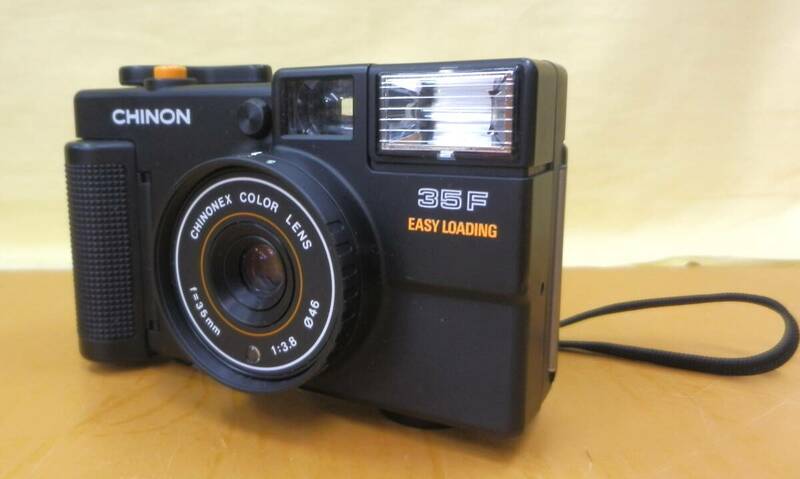 ☆3262 CHINON チノン 35F EASY LOADING チノン コンパクトフィルムカメラ CHINONEX 1:3.8 35mm ジャンク品扱い
