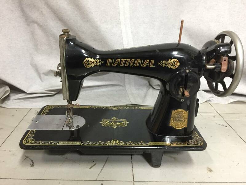 レトロ　アンティーク　National 　ミシン　SEWING MACHINE 　本体のみ　