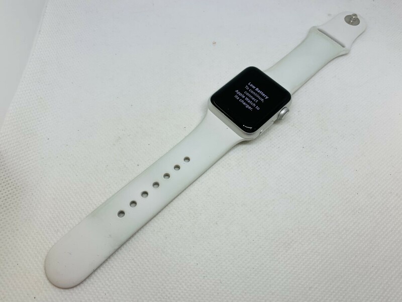 ★送料無料★良品★A1858 Apple Watch Series 3 (GPS) 38 mm ケース★シルバー★3426001603★SYS★05/11