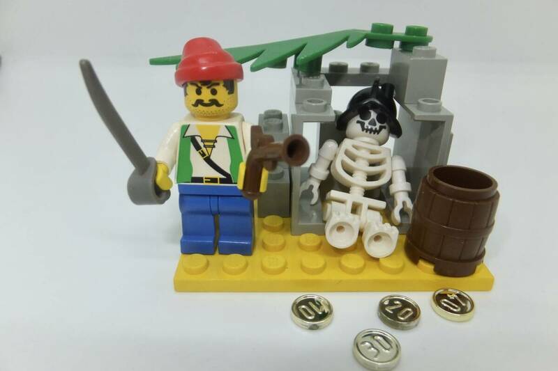 LEGO #6232 ガイコツと海賊　Skeleton Crew　南海の勇者　パイレーツ　お城シリーズ　オールドレゴ