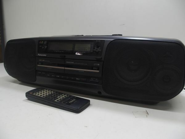 ＊Panasonic CDラジカセ RX-DT9 バブルラジカセ ラジカセ ダブルカセット テープ/ラジオ簡易動作確認済み 現状品