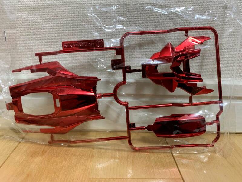 ミニ四駆 デクロス メッキ ボディ レッド 大会限定 新品 未開封 非売品 デクロス-01 DCR-01