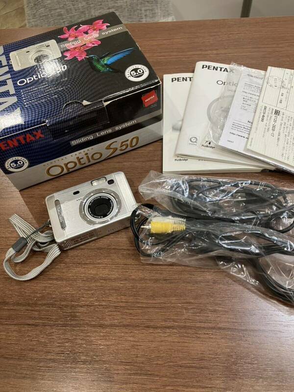 m5d18 PENTAX Optio S50 デジタルカメラ　5.8-17.4mm