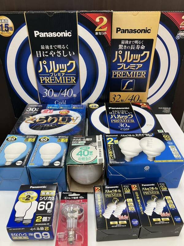 j5d253 Panasonic HITACHI National 電球まとめ売り蛍光灯 30形　32形　40形　60形　プレミア 