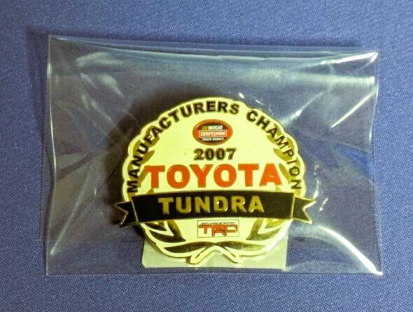 希少　2007　トヨタ タンドラ マニュファクチャラーズ チャンピオン　ピンバッジ