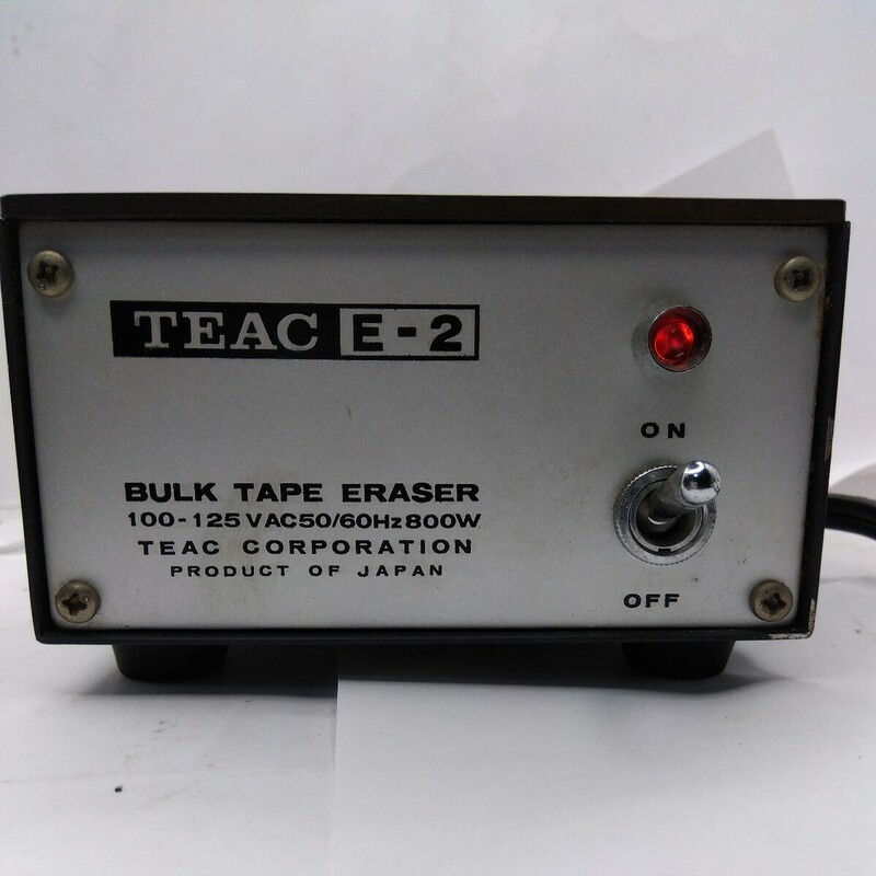 TEAC ティアック E-2 バルクイレーサー オープンリール カセットテープ 消磁器 