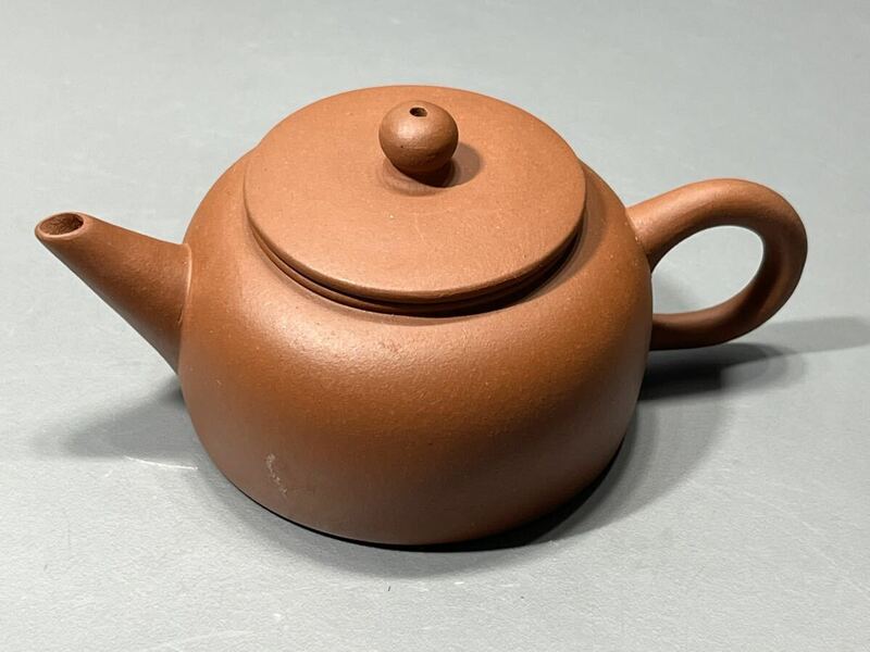 中国 朱泥 急須 中国宜興銘　煎茶道具 