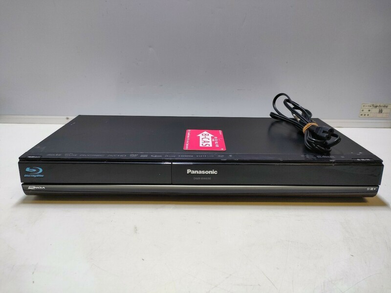 98-41（即発送）Panasonic パナソニック ブルーレイディスクレコーダー DMR-BW690ジャンク扱い(電源+B-CAS付き)