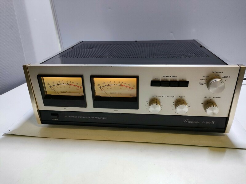 E364（簡易確認、中古現状、即発送）Accuphase アキュフェーズ P-300S パワーアンプ