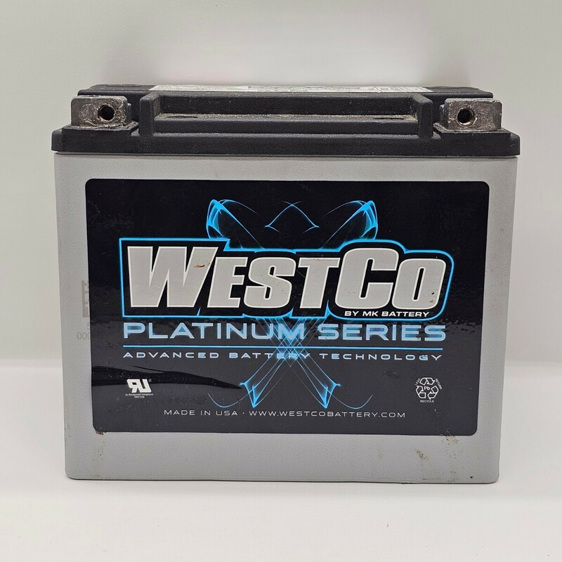 【4A38】1円スタート WESTCO PLATINUM SERIES WCP20L 12V18Ah / CCA310 ウエストコ プラチナムシリーズ カーバッテリー 