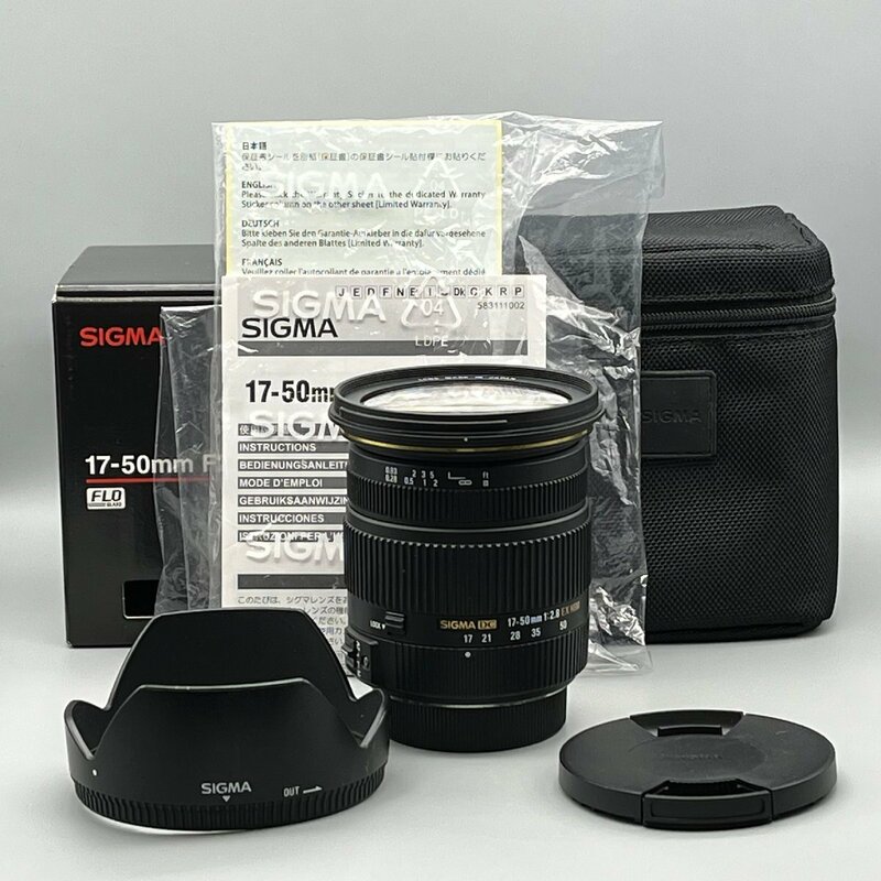 SIGMA シグマ 17-50mm F2.8 EX DC OS HSM PENTAX ペンタックス Kマウント APS-C 大口径標準ズームレンズ