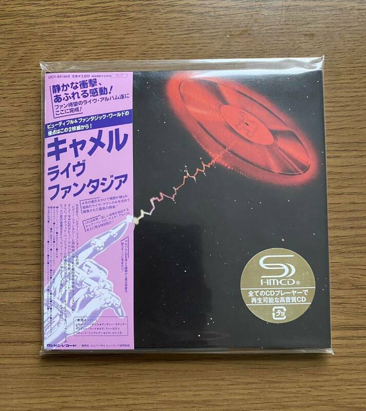 新品 非売品 未使用 SHM-CD キャメル ライヴ ファンタジア 紙ジャケ 当時物 レア サンプル 見本盤 プロモ 高音質 CD ライブ A Live Record