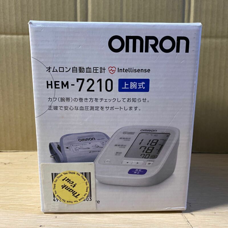 OMRON オムロン 自動血圧計 HEM-7210 中古品