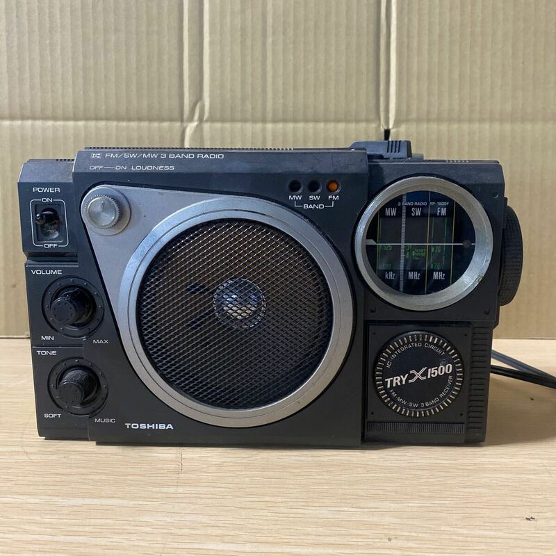 東芝BCLラジオ トライX1500 RP-1500F ジャンク 中古品