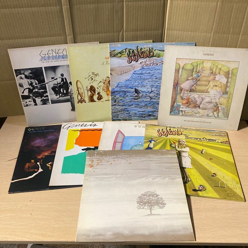 LP レコード GENESIS ジェネシス まとめ 9枚セット 中古品