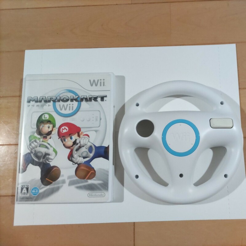 【Wii】 マリオカートWii ハンドル 