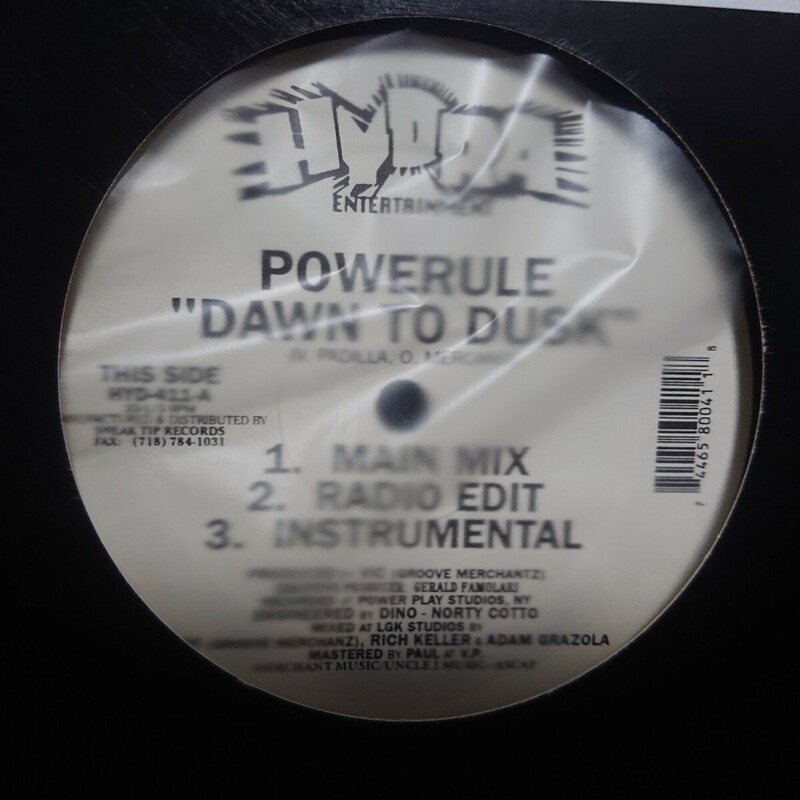 アングラ POWERRULE / DAWN TO DUSK HYD-411 HYDRA ENTERTAINMENT 1