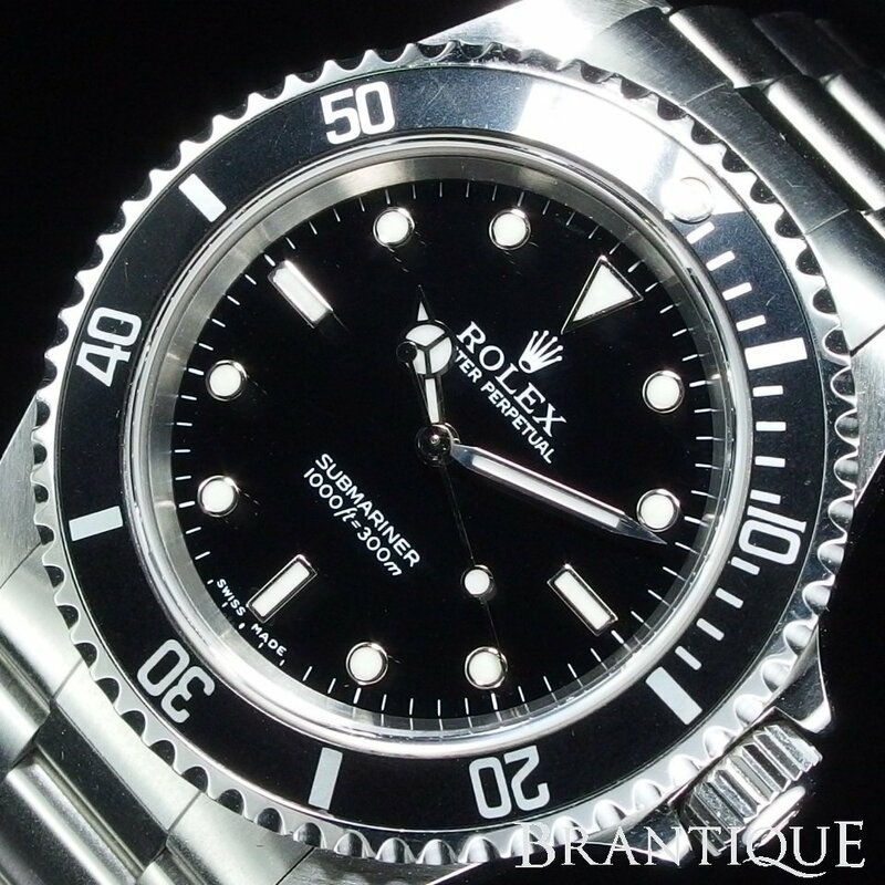 ROLEX ロレックス SUBMARINER サブマリーナ 14060M K番～ 2001年 SS 自動巻き 黒 文字盤 回転ベゼル メンズ 腕時計 「21681」