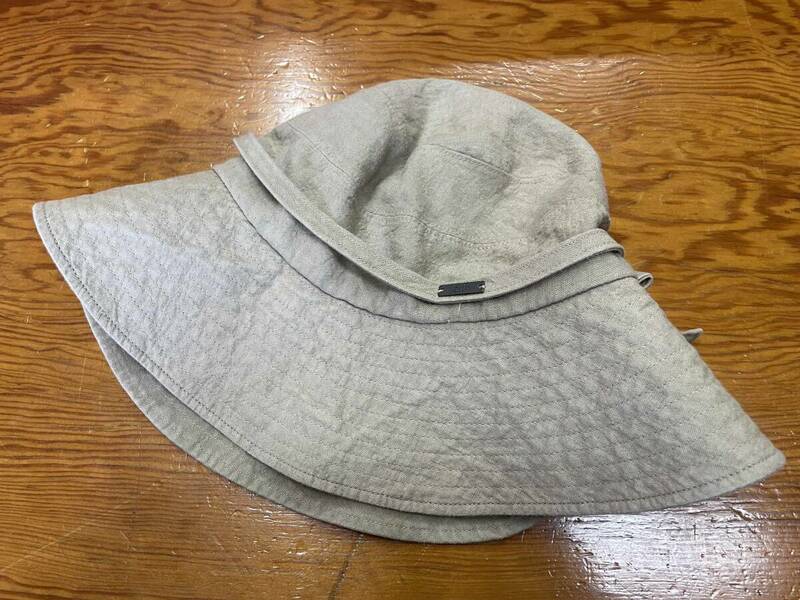 MADE IN JAPAN【arth/アース】Linen Hat 57.5cm Polygiene レディース リネン製 ハット 帽子 日本製 OVERRIDE CA4LA