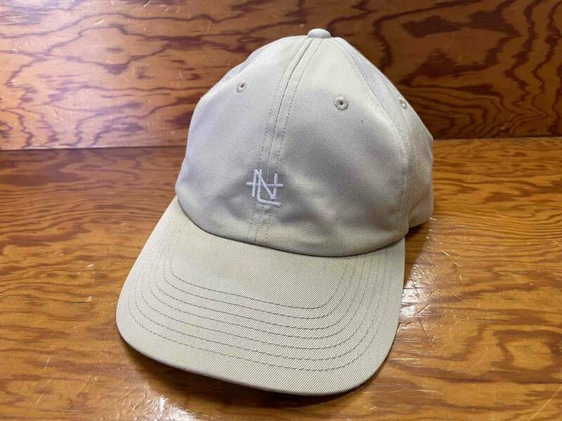 【nanamica/ナナミカ】CHINO CAP sizeF コットンポリエステル オリジナルチノ生地使用 刺繍ロゴ ベースボールキャップ 帽子 ハット