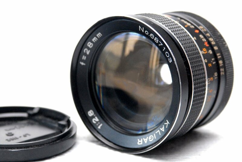 Nikon ニコン Fマウント専用 KALIGAR製 28mm MF 単焦点高級ワイドレンズ1:2.8 超希少・作動品